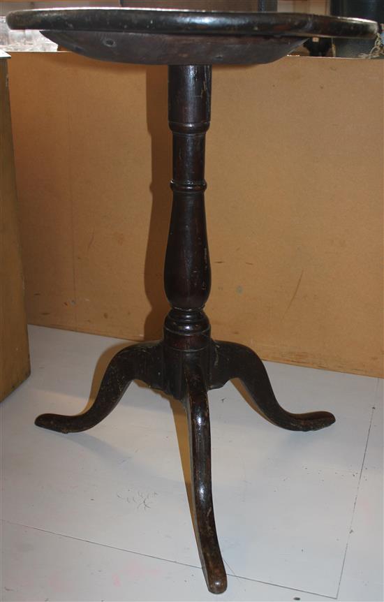 George III oak wine table